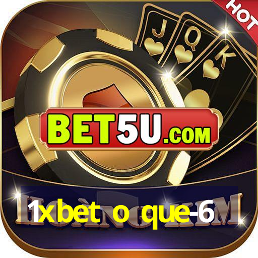 1xbet o que